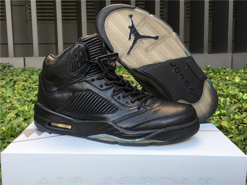 Air Jordan 5 Premium Pinnacle Black Shoes - Click Image to Close